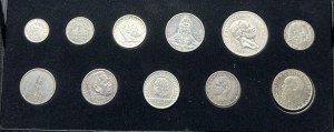 Lotto di 11 monete d'argento da ½ a 5 marchi di diversi stati e della repubblica di Weimar. Incluso etue