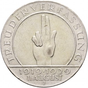 Výmarská republika 3 Označenie 1929 J 10. výročie Výmarskej republiky.