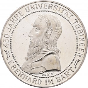 Weimar rep. 5 Mark Tubingen University 450 th Anniversary PROOF sortie de l'étui d'origine