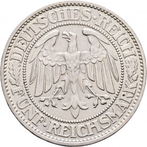 Weimar rep. 5 Mark 1931 A Eiche