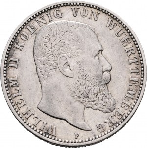 Wuerttemberg 2 marco 1902 F König WILHELM II.