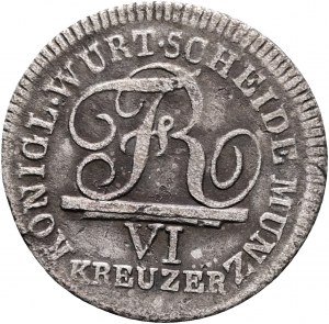 Wirtembergia 6 Kreuzer FRIEDRICH I.