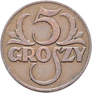 5 Grosz 1935 W II. Rzeczpospolita