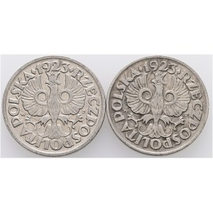 10 Grosz 1923 W II. République Lot 2 pièces