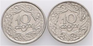 10 Grosz 1923 W II. Republik Los 2 Münzen