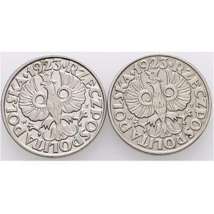 20 Grosz 1923 W II. Repubblica Lotto 2 monete