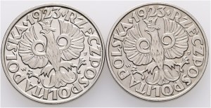 20 Grosz 1923 W II. République Lot 2 pièces