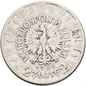 2 Zlote 1934 II. Repubblica Jósef Pilsudski