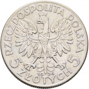 5 Zlotych 1934 MW II. Republic, Polonia