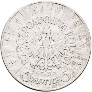 5 Zlotych 1935 II. Repubblica Jósef Pilsudski