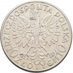 10 Zlotych 1932 w.m. II. République, Polonia