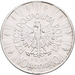 10 Zlotych 1935 II. Repubblica Jósef Pilsudski