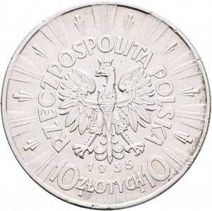 10 Zlotych 1935 II. republika Jósef Pilsudski