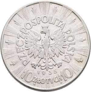 10 Zlotych 1936 II. Repubblica Jósef Pilsudski