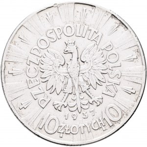 10 Zlotych 1937 II. republika Józef Pilsudski