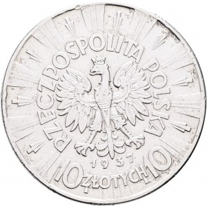 10 Zlotych 1937 II. Republic Jósef Pilsudski