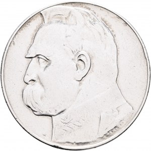10 Zlotych 1937 II. République Józef Pilsudski