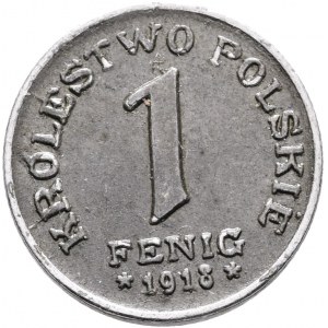 1 Pfennig 1918 F Regency of Kingdom of Poland