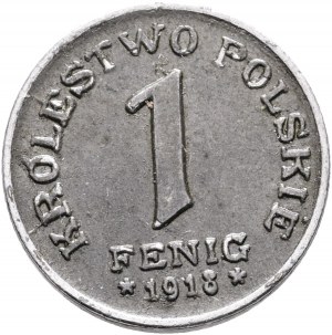 1 Pfennig 1918 F Regency of Kingdom of Poland