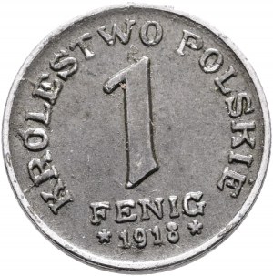 1 Pfennig 1918 F Reggenza del Regno di Polonia