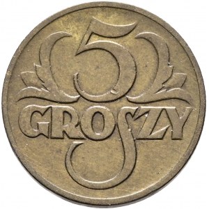5 Grosz 1923 W II. Republik