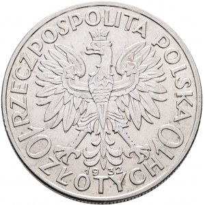 10 Zlotych 1932 w.m. II. Republic, Polonia