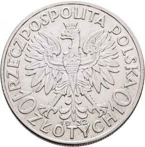 10 Zlotych 1932 w.m. II. République, Polonia