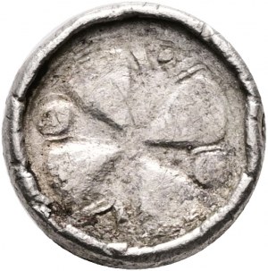 1 La croce denario 11.secolo pastorale stampella a destra/croce