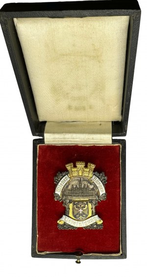 Austria I.republic Badge of the Mayor of Vienna original etue