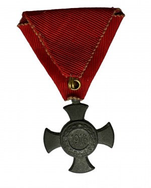 Autriche Hongrie François-Joseph I. Croix du Mérite de Fer Instituée le 30.5.1916 avec ruban civil