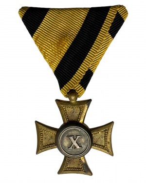 Rakúsko Uhorsko František Jozef I. Vojenské vyznamenanie za dlhoročnú službu II. triedy pre N.C.O. a mužov 10 rokov