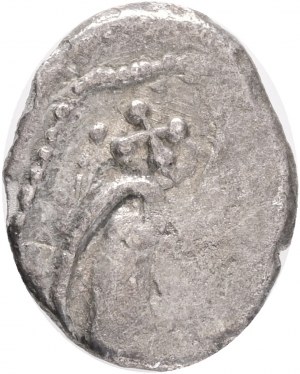 Quinario celtico e gallieno, zecca 200-100 a.C.