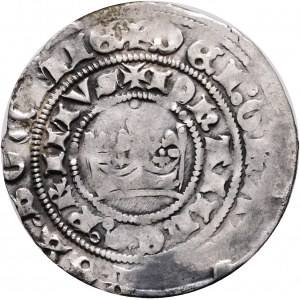 Boemia Praga grosch ND JOHN I. LUXEMBURG 1310-1346 Cast 36