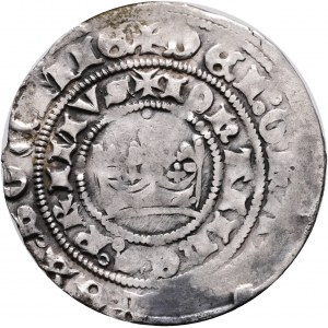 Bohemia Prague grosch ND JOHN I. LUXEMBURG 1310-1346 Cast 36