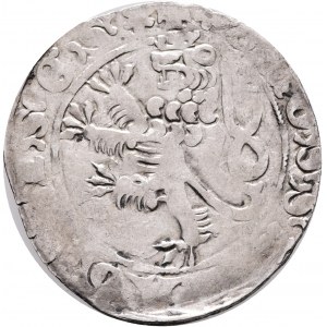 Boemia Praga grosch ND JOHN I. LUXEMBURG 1310-1346 Cast 37