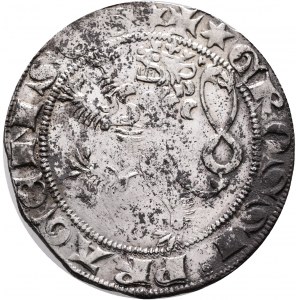 Bohemia Prague grosch ND WENCESLAUS II. 1300-1305 Smolik#2. spécimen extraordinaire