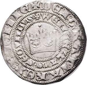 Böhmen Prag grosch ND WENCESLAUS II. 1300-1305 Smolik#2. Außergewöhnliches Exemplar