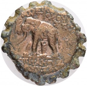 1 Dichalkon Antiochia Drachma 143BC-142BC ANTIOCHOS VI.DIONYSOS