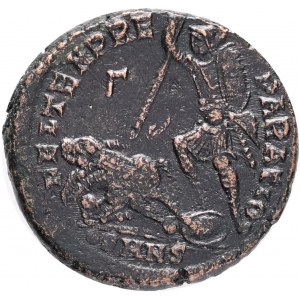 1 Nummus solidus 351-354 CONSTANTINUS GALLUS 3. úradný úrad CYZIUS
