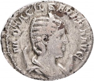 1 Antoninianus ND 246-248 OTACILIA SEVERA IVNO CONSERVAT, Juno, Roma