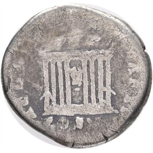 1 Denarius ND ANTONIUS PIUS temple Rome