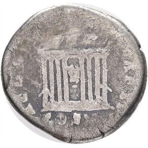 1 Denar ND ANTONIUS PIUS Tempel Rom