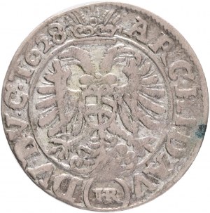 3 Kreuzer 1628 HR FERDINAND II. Sliezsko Breslau Hans Riedl R!