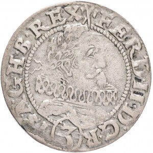 3 Kreuzer 1628 HR FERDINAND II. Silesia Breslau Hans Riedl R!