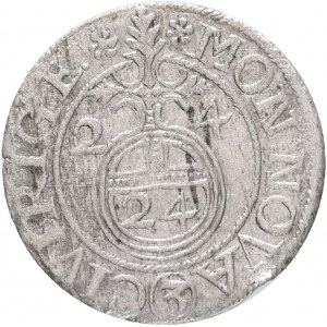 3 Polker/ 1/24 Thaler 1624 Mesto Riga, Švédsko okupácia GUSTAV II. ADOLF