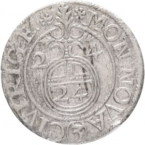 3 Polker/ 1/24 Thaler 1624 Ville de Riga, Suède occupation GUSTAV II. ADOLF