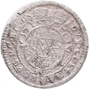 1 Kreuzer 1701 CHARLES III. JOSEPH de LORRAINE Évêché d'Olomouc, Kremsier