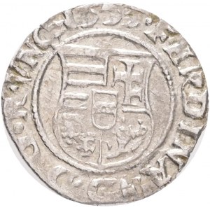 Węgry 1 Denar K.B. FERDINAND I. 1555