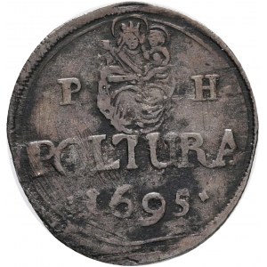 1 Poltura 1695 P H LEOPOLD I. Korb (Košice)