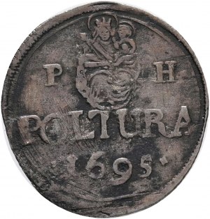 1 Poltura 1695 P H LEOPOLD I. Korb (Košice)